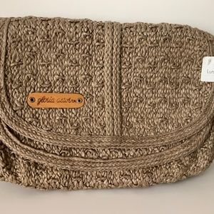 Vintage Gloria Astor Straw Clutch bag - Luna & Soleil